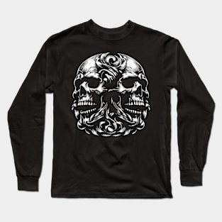 Skulls design Long Sleeve T-Shirt